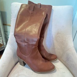 Tall Brown Boots Size 8